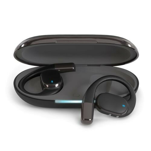 PGA PG-BTE20AR1BK オープンイヤー型 ワイヤレスイヤホン Bluetooth対応 防水対応 ブラック