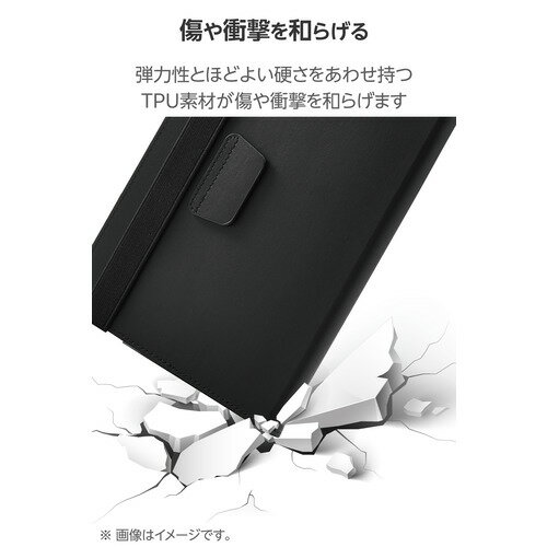エレコム TB-A25SPLF2BK iPad mini ケース 8.3インチ ( A17 Pro ) ／ 第6世代 ベル...
