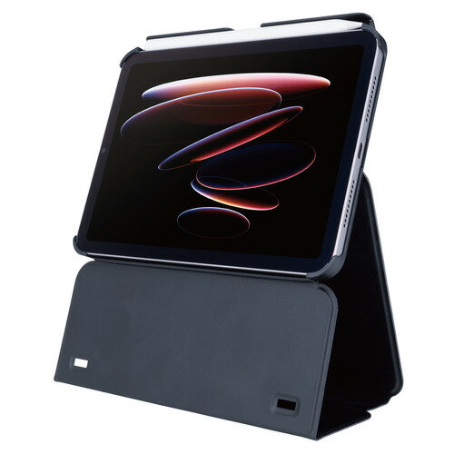 エレコム TB-A25SWVH2BK iPad mini ケース 8.3インチ ( A17 Pro ) ／ 第6世代 カバー スタンド ブラック