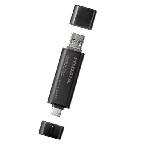 アイ・オー・データ機器 SSPQ-USC2 外付けSSD 2TB USB-A・USB-C接続 Windows Mac対応 ブラック●パソコンやスマホなど、さまざまな機器で使えるストレスフリーな高速スティックSSDUSB-A&USB-C(R)対応で、パソコンだけでなく、スマホやタブレットなどさまざまな機器でデータのやり取りがスムーズにおこなえます。最大転送速度は、読み込み約1000MB/s、書き込み約900MB/sで、大容量の動画や写真データも快適に扱えます。ケーブルレス・コンパクト設計。●パソコンやスマホなど、さまざまな機器で使える!USB-A＆USB-C(R)対応で、exFAT形式でフォーマット済みです。パソコン、スマホ、タブレットなど異なるデバイス間のデータ移動もかんたんで、挿してそのまますぐに使えます。●SSDならではの高速データ転送を実現!最大転送速度は、読み込み約1000MB/s、書き込み約900MB/sで、高速なデータ転送を実現しました。大容量の動画や写真データも快適に扱えます。●スマホケースをつけたままで使える!USB-Cコネクターはゆとりのある長めの設計で、スマホケースをつけたままでも干渉せずにご使用いただけます。※ケースの厚みや形状によっては干渉する場合があります。&nbsp;【仕様】対応機種：Windowsパソコン、Mac、iPhone、iPad、Androidスマートフォン/タブレット、Chromebook、PlayStation 5、PlayStation 5 Pro対応OS：Windows 10/11、macOS 13以降、iOS 17以降、iPadOS 16以降、Android 14以降、ChromeOS記憶容量：2TBインターフェイス：USB 10Gbps(USB 3.2 Gen2)/USB 5Gbps(USB 3.2 Gen1)/USB 2.0コネクタ形状：USB-A、USB-C本体サイズ：約20(W)×78(D)×7.8(H)mm本体重量：12g