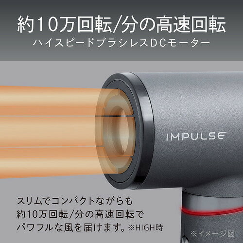 イーウェルネス楽天市場店のコイズミ KHD-B200／P ハイスピードマイナスイオンドライヤー BLDCモーター搭載 マイナスイオン ピンク｜アングル2