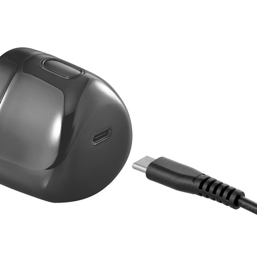 コイズミ KMC-0830／H USB充電シェーバー コンパクト設計 水洗いOK グレー
