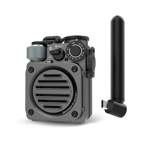 MUZEN MWPVXI3B Bluetoothスピーカー モバイルバッテリーにもなる IPX5防水対応 ブラック