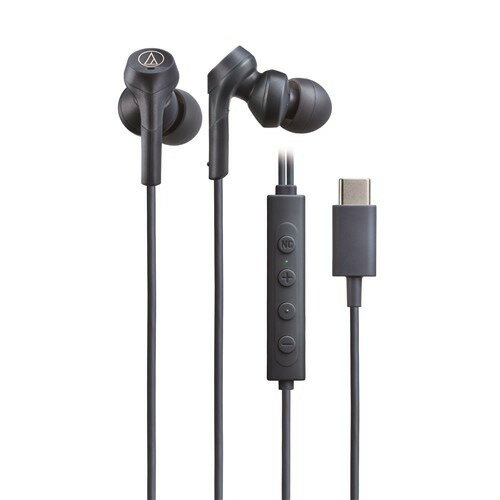 オーディオテクニカ ATH-CKS330NC BL イヤホン カナル型 USB Type-C接続 ノイズキャンセリング対応 ブルー
