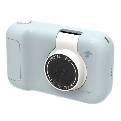 ナカバヤシ CAM-K101BL コドモナカメラ レンズ部分が反転 自撮りも可能 動画撮影対...
