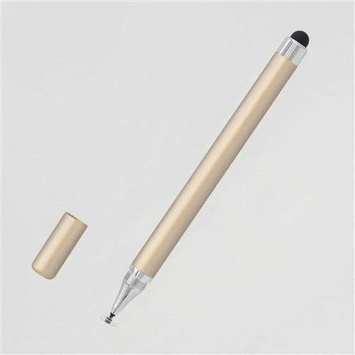 AXELTECH TPAX001CGD スマホ・タブレット端末用タッチペン 静電容量方式 シリコンタイプ シャンパンゴールド発売日：2025年11月下旬●静電式なので電池切れの心配なし！シーンに合わせて2種類のペン先を選べる2WAYタッチペ...