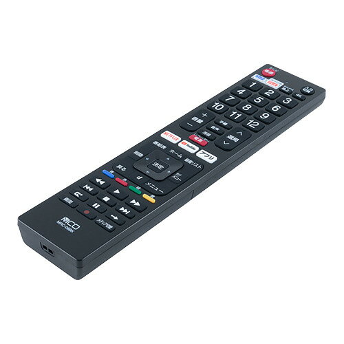 ナカバヤシ MRC-06BK TVリモコン レコーダー対応 ブラック