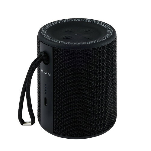 東芝 AX-WSP12(K) Bluetoothスピーカー AUREX TWS機能搭載 IPX6防水対応 ブラック