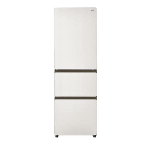 Haier 冷蔵庫 375L 右開き 3ドア 鮮度キープ冷凍 大容量野菜室 フレッシュルーム JR-CVM38A-W ホワイト系