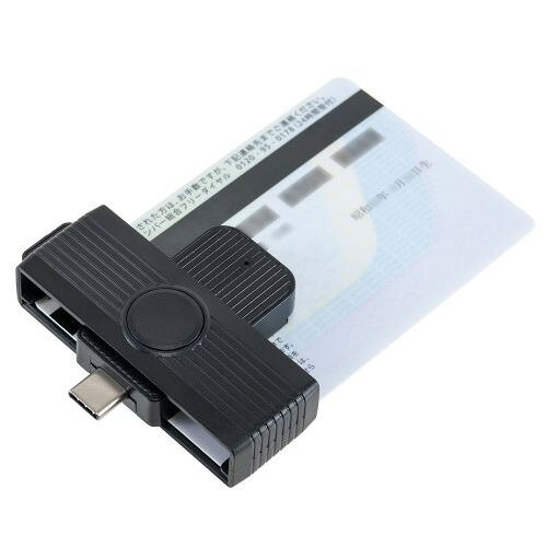Other - ナカバヤシ CRIC-04BK マイナンバーカードリーダー 回転収納型USB Type-Cコネクタ搭載 Windows Mac対応 ブラック