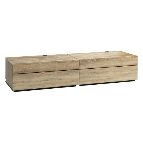 深井無線工業 FTA2000N テレビ台 幅2000mmの大型TV対応 コードマネージメントキャップ搭載 無垢板ナチ..