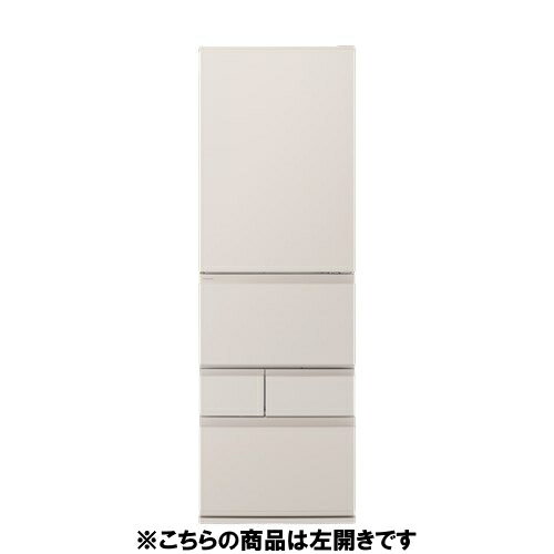 【無料長期保証】パナソニック 冷蔵庫 468L 左開き 5ドア 幅60cm 大容量冷凍室 真ん中野菜室 うるおい冷却 NR-E47BR3L-C ベージュ系