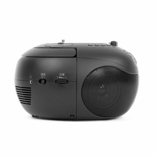 マクセル MXCR-200 Bluetooth対応 CDラジオカセットレコーダー USBメモリー・microSDカード再生 録音可能 ブラック
