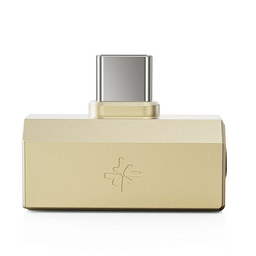 FIIO FIO-SSTINYA-35TC-G USB DAC内蔵 ポータブルヘッドホンアンプ ハイレゾ対応 USB Type-C充電ポート搭載 ゴールド