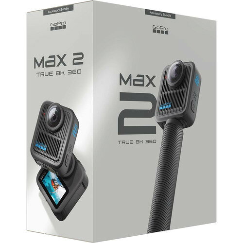 GoPro CHDFZ-311-FW MAX2＋アクセサリーセット 360度カメラと1.2m延長ポール 予備...