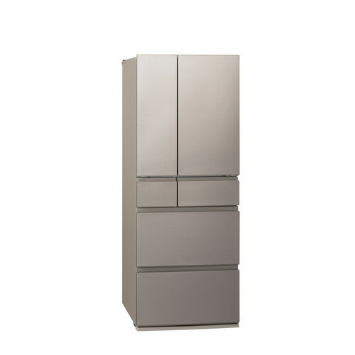 121 L - 250 L - 【無料長期保証】パナソニック 冷蔵庫 450L 観音開き 6ドア 幅65cm 霜つき抑制冷凍 シャキシャキ野菜室 全室ナノイーX NR-F45HY3-N ベージュ系
