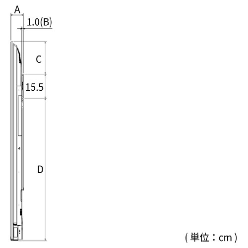 REGZA FPT-WA20 レグザ純正壁掛け金具 耐荷量 120kg以下