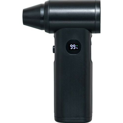 ナカバヤシ DAD-701BK 電動エアダスター AERO BOOST 充電式 LEDディスプレイ搭載 風速8段階切替え USB Type-C充電 ブラック発売日：2026年2月下旬●ひと目でわかるLEDディスプレイ搭載！バッテリー残量、風速レベル表示●最大風速40m/sの強力噴射！風速8段階切替え●スムーズに操作できるスライドスイッチ(1）約15〜(8）約40(m/s)の風速8段階切替え●充電時間：約2.5時間連続作動時間：(1)約240〜(8)約15(分)●小型で扱いやすい電動エアダスター空気を噴射するので、可燃ガス厳禁のシュレッダ等にも使えます。●USBタイプC充電USB AtoCケーブル付属&nbsp;【仕様】本体寸法：W92×D40×H146mm本体重量：約212g本体主要材質：ABS樹脂入力：DC 5V 2A出力：(1)約3〜(8)約80(W)電源：内蔵リチウムイオン充電池（2000mAh）付属USB AtoCケーブル：PVC樹脂、銅/ケーブル長さ約55cm風速：8段階（1)約15〜(8)約40(m/s）　動作音：＜=85dB（最大風速時）連続作動時間：(1)約240〜(8)約15(分）充電時間：約2.5時間
