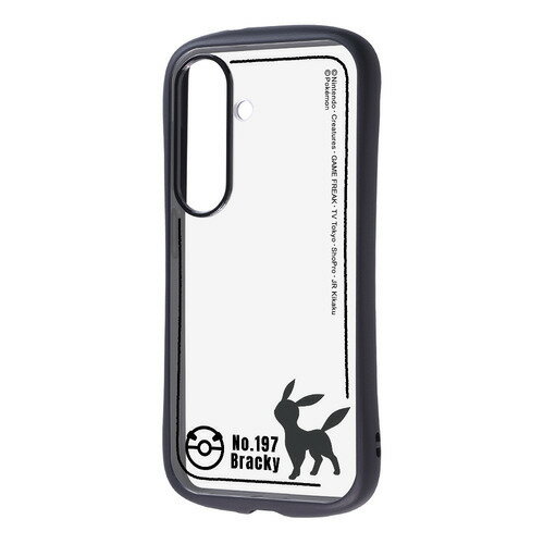 樂天商城 - レイ・アウト RC-PGS26CMD2B／PK71 Galaxy S26／ポケットモンスター／Puffull バンパー ハイブリッドケース／ブラッキー_シルエット