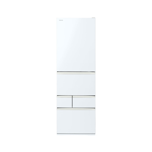 251 L - 365 L - 【無料長期保証】東芝 冷蔵庫 465L 右開き 5ドア 幅60cm 摘みたて野菜室 速鮮チルド 節電モード GR-A470GSH(EW) ホワイト系