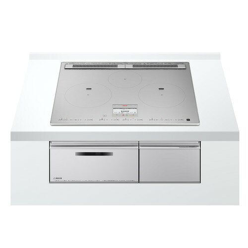 こちらの商品は宅配便でのお届けとなります。HITACHI HT-N100STF(S) 送料無料 ビルトインIHクッキングヒーター 3口IH 200V 天板幅60cm プレミアムシルバー発売日：2022年10月20日●グリル庫内の温度差を少なくして焼きムラを抑制。焼き色きれいに、中までおいしく焼き上げる「旨美焼き」。庫内中央部に熱が集中しないように平面上に配置されたヒーターが深皿および食材を上下から平面で加熱し、庫内全体の温度差を抑えます。焼きムラを抑えながら中までじっくり火を通すので焼き色きれい、おいしく焼き上げます。鶏のハーブ焼きなどの肉料理やさんまなどの魚はもちろん、トーストやクッキーなどもおいしくきれいに仕上げます。さらにパンや卵、ウインナーなどを同時に調理できる「朝食セット」を新たに搭載しました。●お手入れラクラク。表示が大きく見やすく使いやすい。まるごと拭けるフラット庫内を採用。左右側面・奥面はフッ素コートなので、油汚れが落ちやすく、お手入れラクラクです。さらに日立独自の2種類の深皿で調理するから庫内への油跳ねをガードし庫内が汚れにくいので、おそうじの手間を減らせます。・トッププレート中央に4.3インチフルドット液晶を配置。すべての設定と運転状態が大きな文字とイラストで表示します。また火力の強さを「4色カラーLED」でカラー表示されるのでわかりやすい。よく使う弱火・中火・強火をワンタッチで切り替えられる「ワンタッチ火力ボタン」搭載で火力操作も簡単です●IHヒーターで調理した食材をフライパンごとグリルに入れて調理「連携調理」IHヒーターで下準備してからフライパンごとグリルに入れて、設定した温度でじっくり中まで火を通します。調理後は大皿代わりにそのまま食卓へ出すこともできます。直径26cmまでの取っ手が取れるフライパンがグリルで使えます。フライパンひとつで調理から食卓に並べるまでできるので洗い物を減らして省手間にもつながります。&nbsp;【仕様】本体サイズ（高さ×幅×奥行）：232mm×600mm×546mmグリル庫内有効寸法（高さ×幅×奥行）：99mm×280mm×384mm本体重量：約21.0kg種類：ビルトインタイプヒータ数：三口IHヒーター仕様（コンロ）：火力：左右IH3.2kW、後ろIH2.0kWヒーター仕様（グリル）：W平面ヒーター、（上）1.4kW/（下）1.2kW主な仕様・特長（グリル）：上下1.26kW相当 1.05kW相当 740W相当 トッププレート幅：60cm揚げ物調理機能：適温調理：○ 音声ガイド：有り安全機能：切り忘れ防止機能：○/過熱防止自動停止機能：○/温度低減ドア採用電圧：200V消費電力 ：5.8kw付属品：ラク旨グリル ラク旨オーブンその他の仕様(1)：電圧-総消費電力：単相200V-5.8kWその他の仕様(2)：トッププレート幅：60cmその他に仕様(3)：フルドット液晶・4色カラーLED：左・右・中央IH、グリル※グリルはLED赤1色のみ