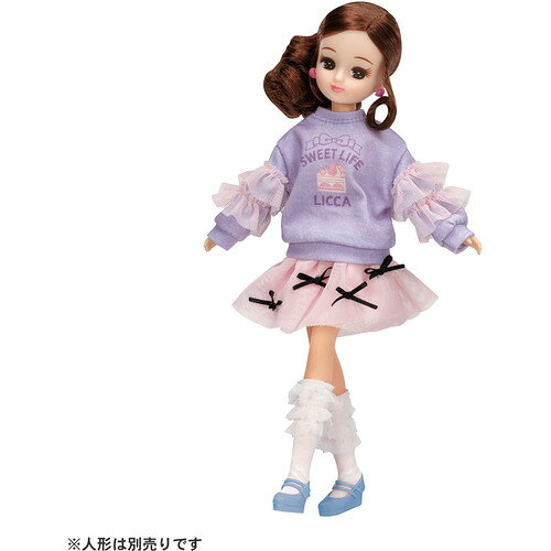 ※画像はイメージです。パッケージデザイン等は予告なしに変更されることがあります。※メーカーの欠品や製造中止により納期遅延、またはお届けできない場合がございます。※商品のパッケージ等につきましては商品本体の保護材のため、凹み、擦り傷や細かい傷等が付いている事があります。通常このような状態は返品・交換の対象外とさせていただいておりますので、何卒ご理解ご了承の程お願い致します。明らかな破損・不良が見られる場合は、良品との交換をさせていただく場合もございます。※発売済みの商品につきましては店舗併売の為、セキュリティタグが付いている場合がございます。※多くのお客様にご購入いただくため、同一住所や同一連絡先等で同じ商品を複数ご購入されたご注文はキャンセルさせて頂く場合がございます。また、弊社にて転売目的と判断させて頂いた場合もご注文をキャンセルさせて頂きます。それらの場合の返金手数料等はお客様負担となります。※掲載の商品が発売日前の場合、商品の発送は発売日以降となります。※商品によっては（ショクガンなど）、BOX販売やセット販売でない限りは複数種類あるうちの1種類をランダムにお届けとなります。なお種類の指定はできません。また、BOX販売やセット販売でない場合でも商品画像を複数種類まとめている場合がございます。内容をお確かめの上、ご注文ください。※ご注文頂くタイミングにより、品切れやメーカー製造中止によって商品のお届けが遅れたり、納品不可の場合がございます。今後の入荷予定を確認し、入荷が困難な場合は、誠に勝手ながらご注文はお取り消しさせて頂きます。※購入特典やキャンペーンについて記載がない商品に関しましては、特典は付属いたしません。また、店頭で行われているキャンペーンにつきましてはネット販売では対象外となる場合がございます。※発売日が異なる商品やお取り寄せ商品を同時にご注文された場合、すべての商品が入荷次第発送となります。※以上、あらかじめご了承の上、ご注文ください。メーカー名：タカラトミー商品名：リカちゃん LW−19 シュガーリボン 【商品詳細】●スイートな柄のフリル付きトレーナーに小さなリボンがいっぱいのミニスカートのラブリーなカジュアルコーデでお友達とおでかけしちゃお！ そでにフリルのついたトレーナーとリボン付きスカート、フリルいっぱいのソックス、クツのセット対象年齢：3歳以上(C)TOMY※人形は別売りです。発売日：2026年4月18日