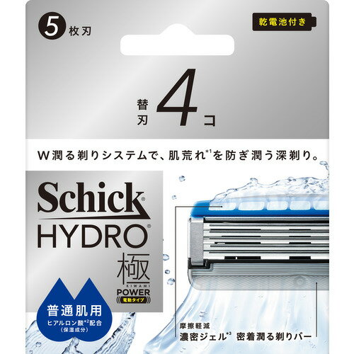 シック・ジャパン シック ハイドロ極パワー 普通肌 替刃(4コ)