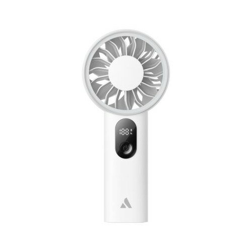 Electric Fan - AECOOLY PE01WH Halo 03 Portable Handheld Fan 5段階風量切替 スマートLEDデジタルディスプレイ搭載 ホワイト