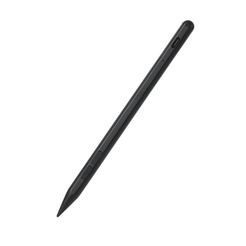 エレコム P-TPACSTAP14BK iPad タッチペン Goodnotesアプリ対応 USB Type-C急速充電 傾き検知 マグネット吸着 ブラック