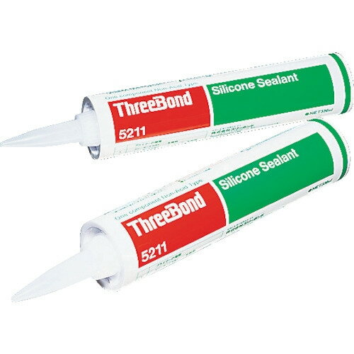 THREEBOND シリコーンシーラント TB5211B 330ml 灰色 汎用タイプ(5211BA)TB5211B