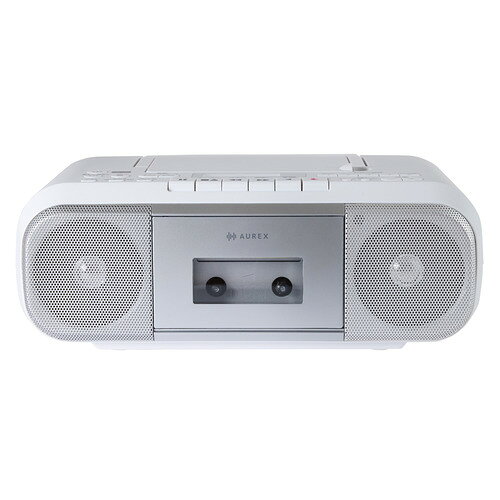 東芝 AX-KCRR60(S) CDラジカセ CDイントロ選曲機能搭載 声くっきり機能 リモコン付 シルバー発売日：2026年6月26日●高音質で多機能、便利なリモコン付きCDラジカセ●最大4.4Wの高出力スピーカー、便利なCDのイントロ選曲機能搭載●お好みの音質で聴ける5つのモード●人の声がはっきり聴こえる「声くっきり機能」搭載●便利なリモコン付き　&nbsp;【仕様】【カセット部】：再生推奨テープはノーマルカセットテープ60分以下【ラジオ】受信周波数：FM：76.0〜108.0MHz AM：531〜1710kHz【スピーカー】：Φ8cm×2【実用最大出力】：2.2W×2【入出力端子】：イヤホン出力：Φ3.5mmステレオミニジャック　外部入力：Φ3.5mmステレオミニジャック【電源】：AC100V 50/60Hz、DC9V 乾電池単2形×6本（別売）【電池持続時間】：ラジオ受信時最大約19時間、テープ再生時最大約12時間、CD再生時9時間 ※東芝アルカリ乾電池使用時【消費電力】：約16W【最大外形寸法（mm）】：301（幅）×216（奥行）×115（高さ）※突起物含む【本体質量】：約2、200g（乾電池含む）、約1、800g(乾電池含まず)【付属品】：電源コード/取扱説明書(保証書付)/リモコン(電池付属)