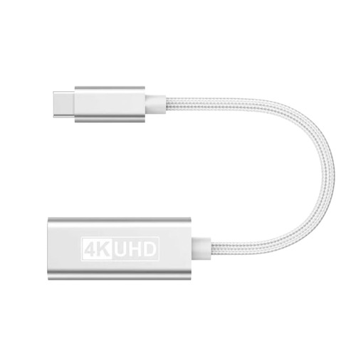 meteora CBCV01SL USB Type-C to HDMI変換ケーブル 4K 30Hz出力 HDCP1.4対応 約13c...