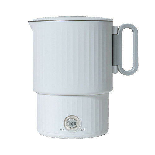 ナカバヤシ MBE-TP01W 持ち運べる電気マルチポット 保温機能搭載 煮込み料理対応 800ml ホワイト