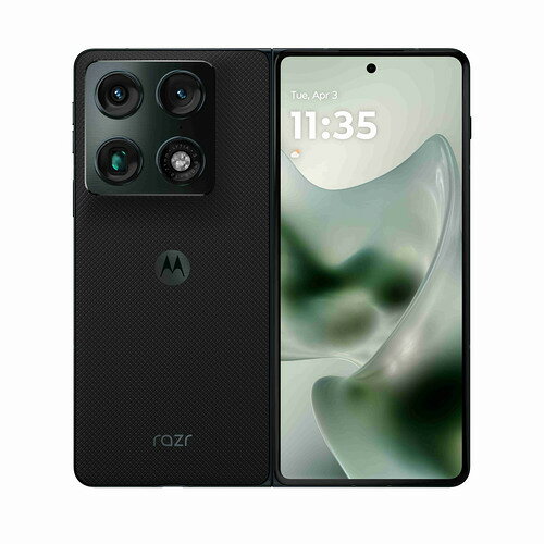 イーウェルネス楽天市場店のモトローラー PBAX0070JP motorola razr fold Android 16 12GBメモリ 256GBストレージ メイン＋アウトディスプレイ ブラッケンドブルー｜アングル2