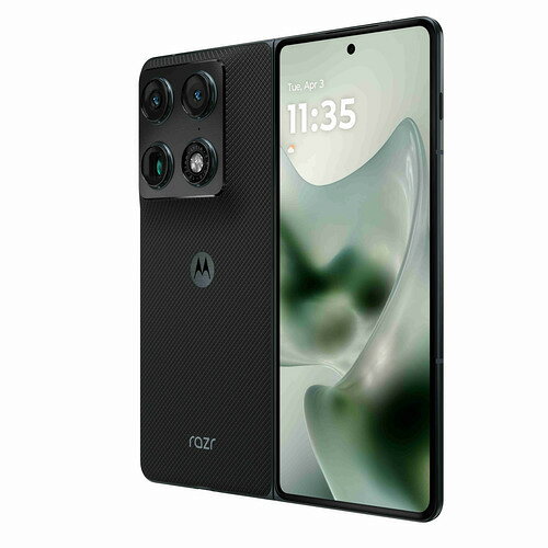 イーウェルネス楽天市場店のモトローラー PBAX0070JP motorola razr fold Android 16 12GBメモリ 256GBストレージ メイン＋アウトディスプレイ ブラッケンドブルー｜アングル3
