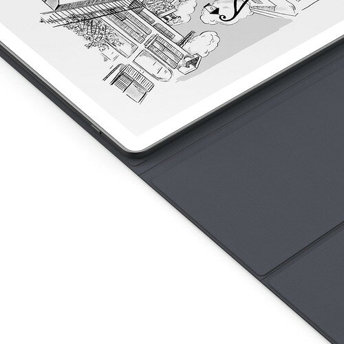 イーウェルネス楽天市場店のAmazon B0FDNNDR4D Amazon純正 折りたたみ 植物性レザーカバー Kindle Scribe 2026年発売シリーズ専用 グラファイト｜アングル3