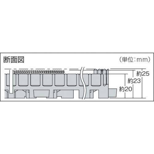 TRUSCO プロブラシマット 700X1000mm グレー PBM-0710