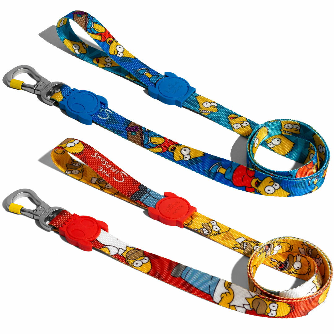 ジードッグzee.dog　シンプソンズ コラボレーション 世界一斉発売SIMPSONS LIMTED COLLECTION LEASH/リード サイズXS (超小型犬用) 【ポイント10倍】【9月末まで】のサムネイル