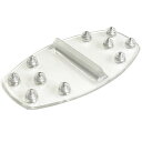 デッキパット アルミスパイク入り ROUZE ラウズ DECK PAD RZA102 オーバル【 4点までメール便配送可能 】