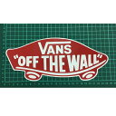 VANS バンズ ロゴ ステッカー　24cm 2