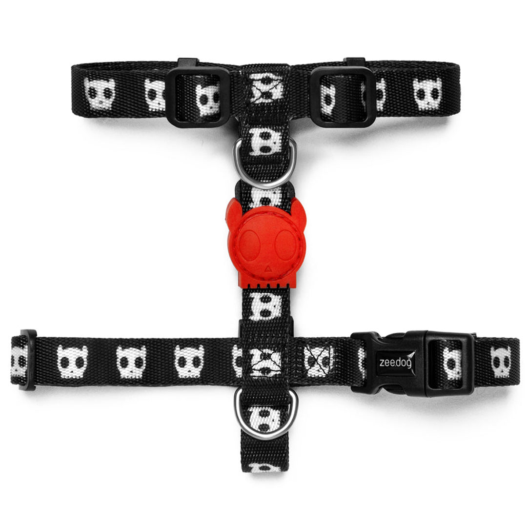 ジードッグzee.dog H-HARNESS/Hハーネス SKULL(スカル) サイズL (大型犬用) 23099 