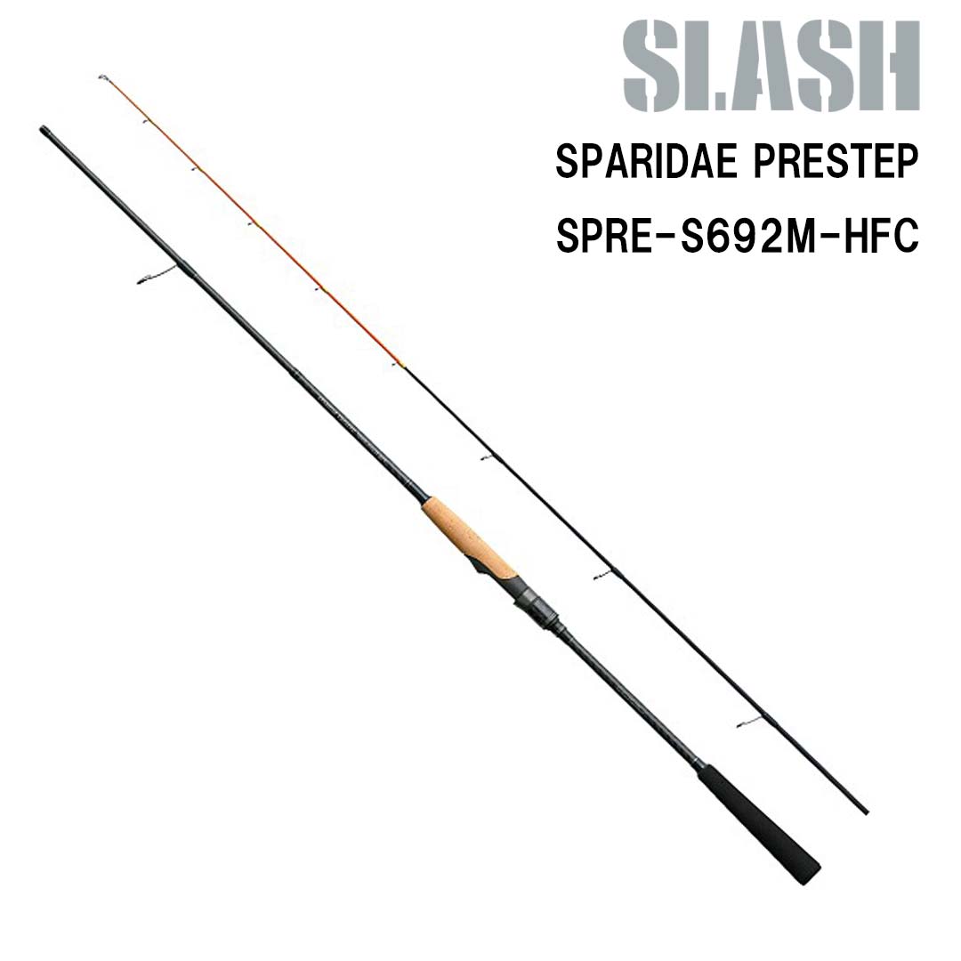 楽天ウエストコースト アウトドアShopスラッシュSLASH　スパライド プレステップSPARIDAE PREDTEP　SPRE-S692M-HFC　065598　タイラバロッド