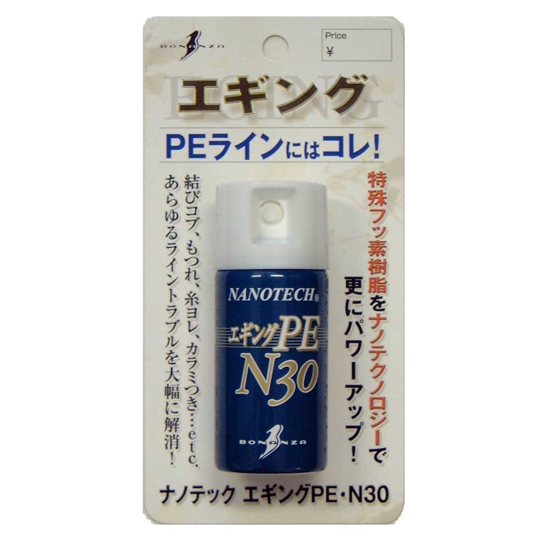 スーパーセール10%OFF ボナンザ BONANZA ナノテック エギングPE・N30 30ml エギングPEライン用 ライン専用コーティング剤