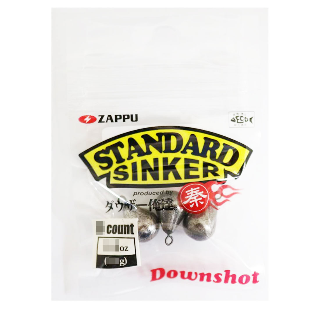 Rakuten - ZAPPU ザップ　STANDARD SINKER スタンダードシンカー(ダウンショット) シンカー　錘