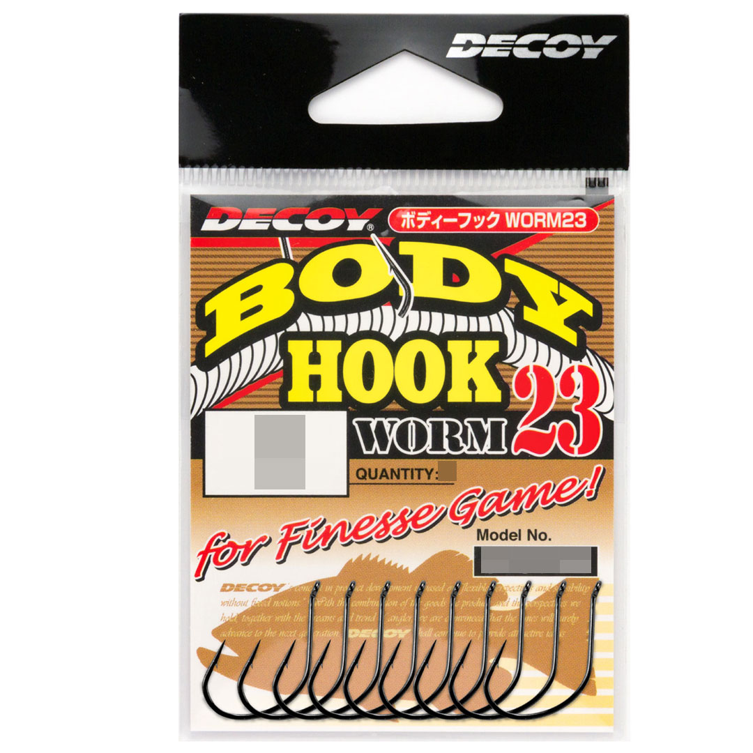 カツイチ DECOY ボディーフック ワーム23 BODY HOOK WORM23 ワームフック　針