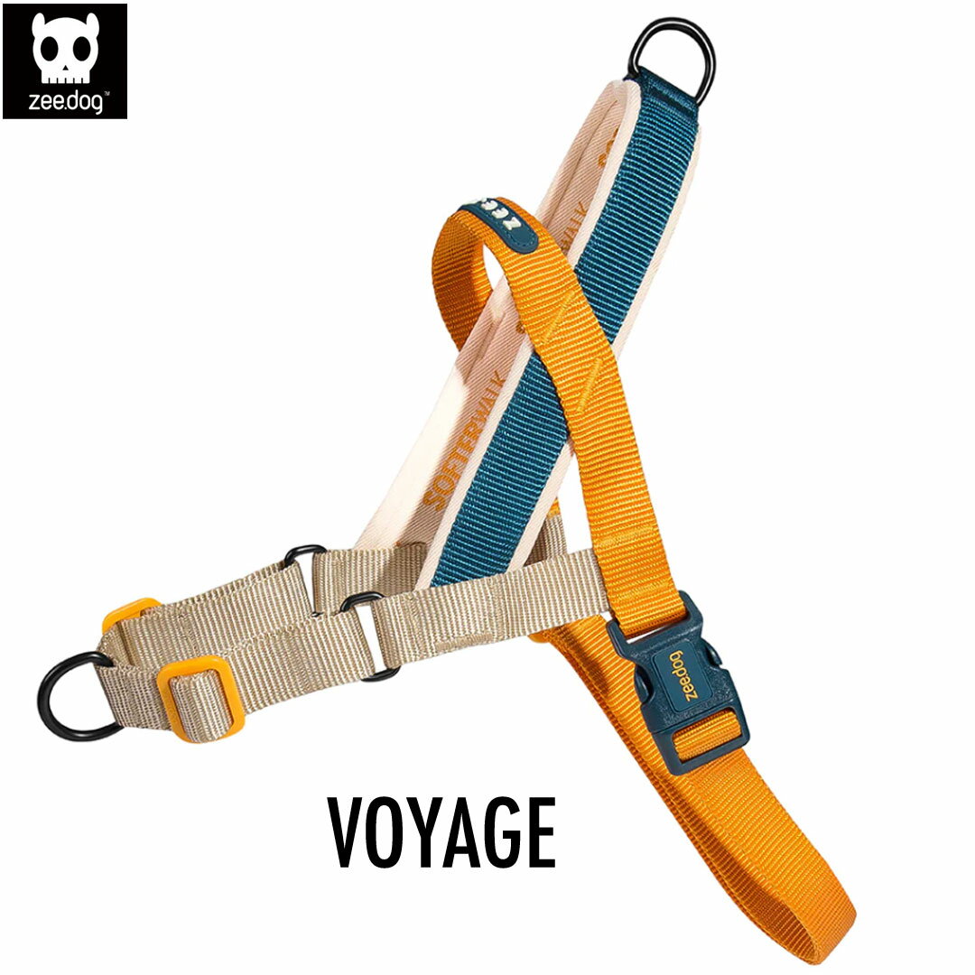 zee.dog ジードッグ SOFTER-WALK HARNESS/ソフターウォークハーネス　VOYAGE(ボヤージュ) サイズM (中型犬用) 999066 【ポイント10倍】【5月末まで】 2