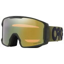 オークリー OAKLEY LINE MINER L 7070F001 【フレーム】MATTE B1B NEW DARK BRUSH 【レンズ】PRIZM SAGE GOLD IRIDIUM スノーゴーグル●