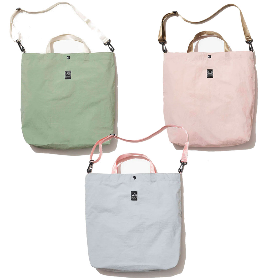 OMCC SHOPPING SHOULDER TOTE-SHIWA NYLON OMC-SS0002 トートバッグ　パッカブル エコバッグ