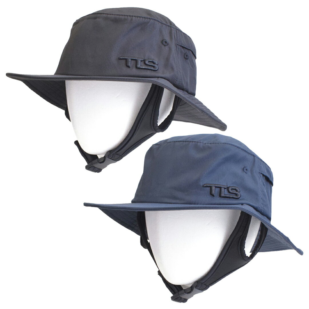 【TLS SURF HAT SPF50】 直射日光から頭部や顔を守り、体力の消耗を防ぐサーフハット ・防水＆撥水性の高い素材 ・SPF50 ・ホールド力を高めるストラップ付 ・落下防止スナップ留め ■ サイズ Mサイズ/頭回り:59cm Lサイズ/頭回り:61cm 他のモールと併用販売しております 売り切れる場合もございます。 予め、ご了承お願いいたします。 ご不明な点はご遠慮なくお問い合わせください。