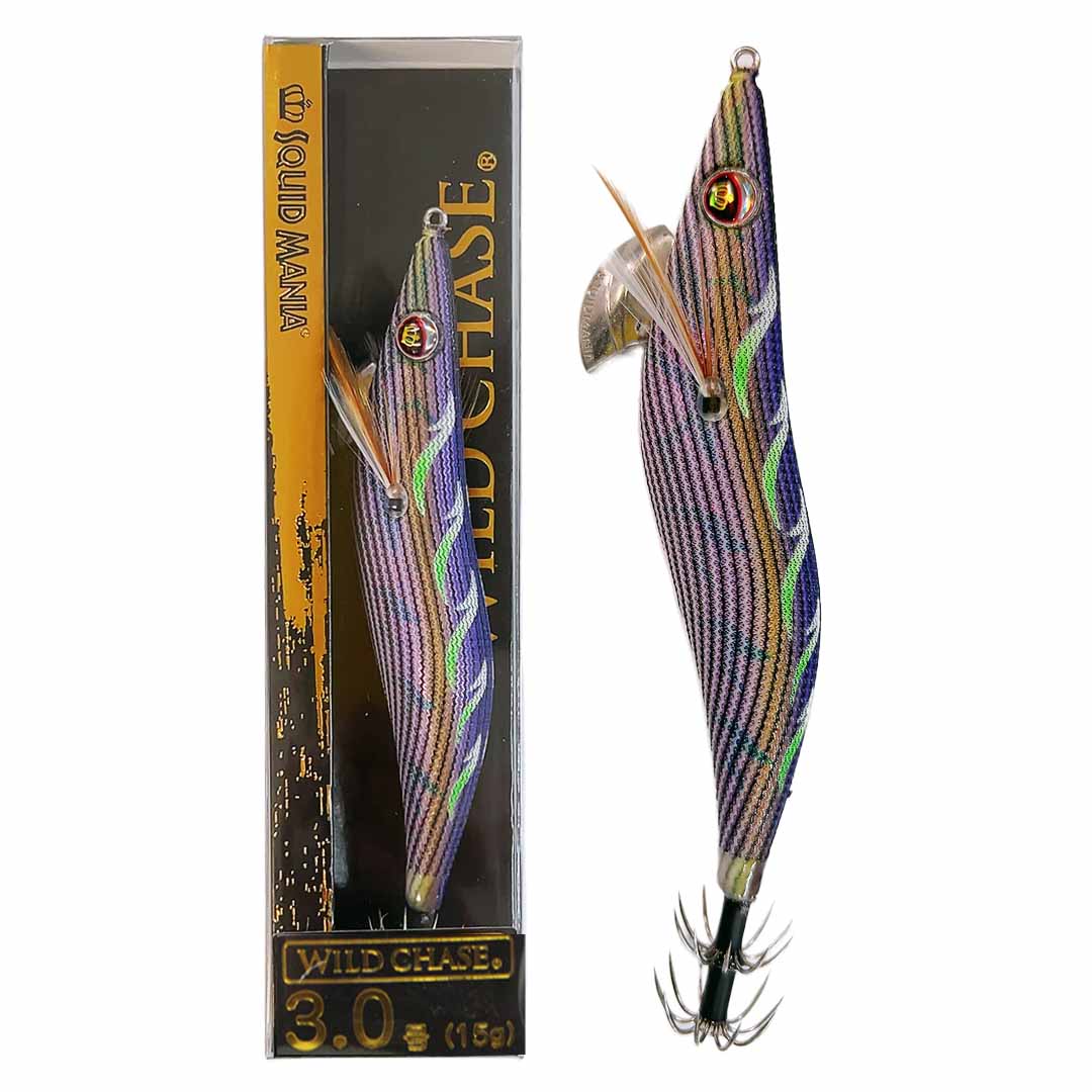 SQUID MANIA スクイッドマニア WILD CHASE ワイルドチェイス 3.0号　カラー/14_胡蝶パープル　エギ　